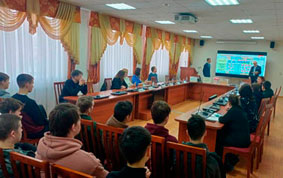 Встреча студентов 3 и 4 курсов с представителями ПАО «СОЛЛЕРС»